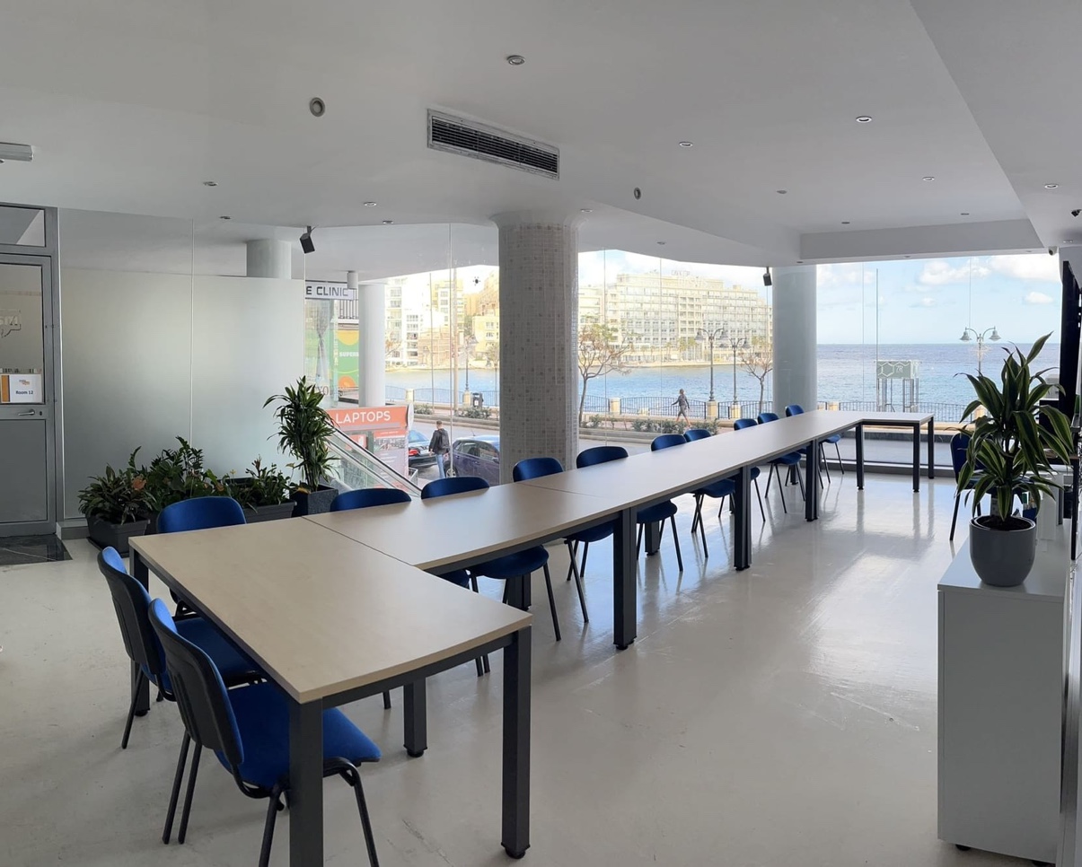 Espace commun vue mer